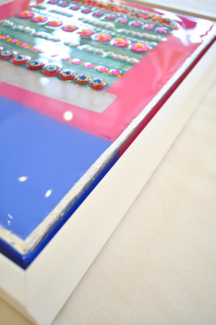 A LIFE ADORNED - 12.5 x 15.5 Framed Mixed Media on Canvas