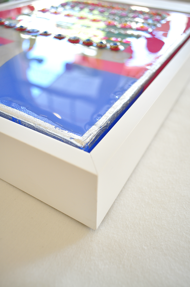 A LIFE ADORNED - 12.5 x 15.5 Framed Mixed Media on Canvas