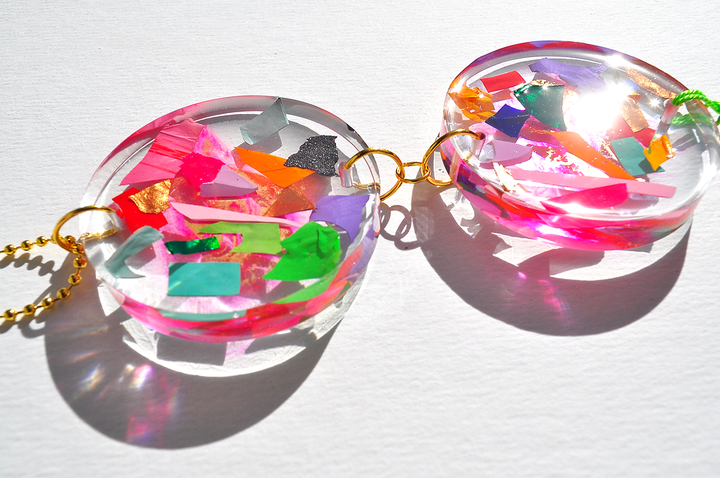 Light Catcher - Lime Green Tassel