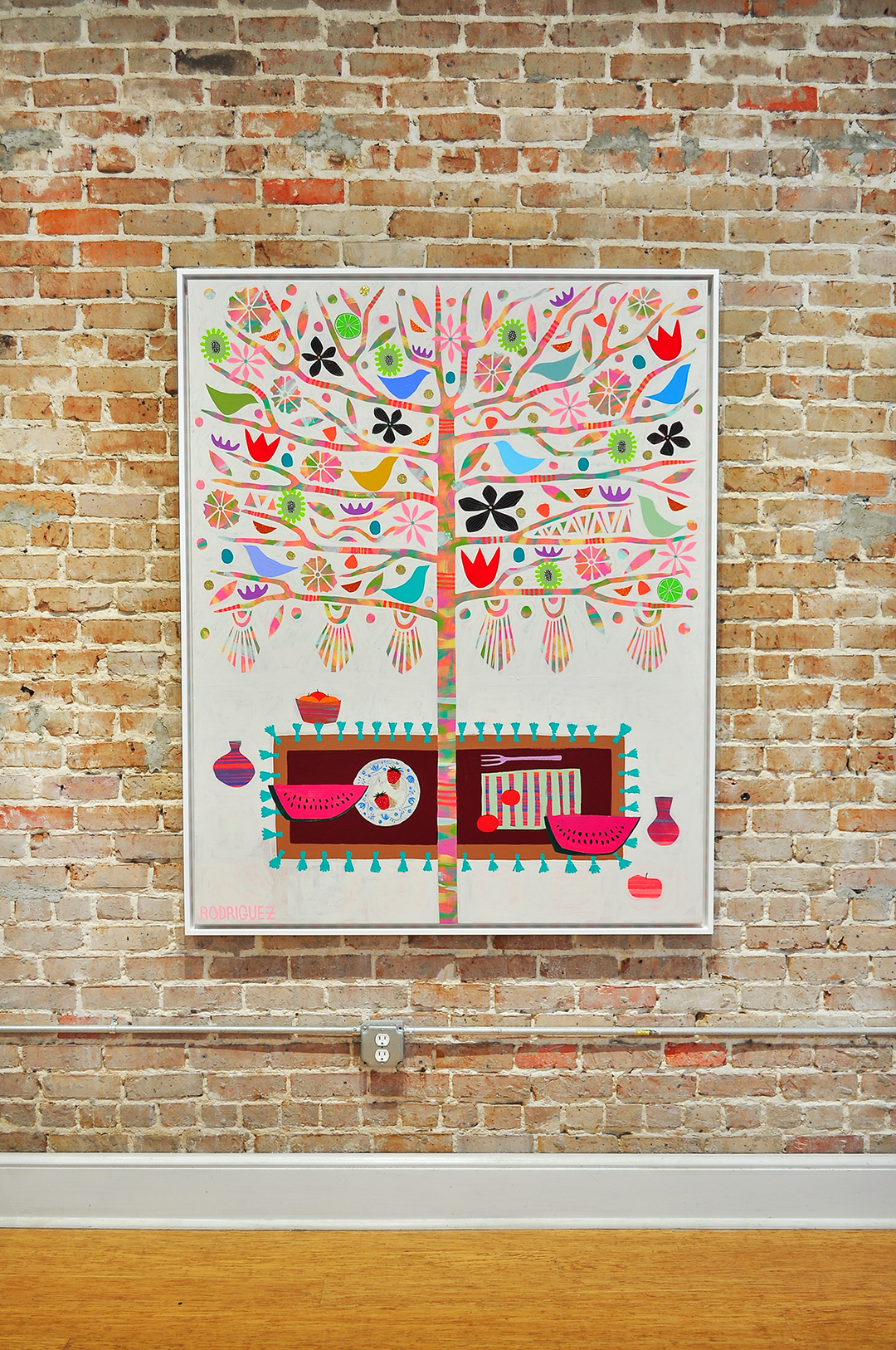 Open Invitation - Framed 62x50 on Canvas