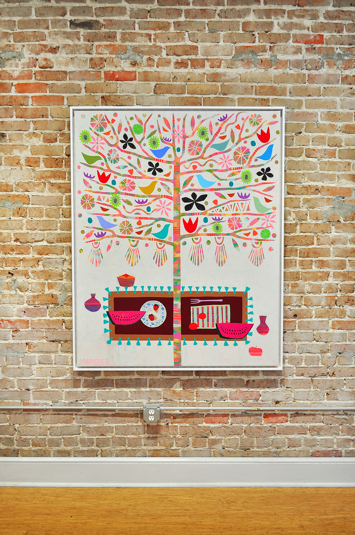 Open Invitation - Framed 62x50 on Canvas