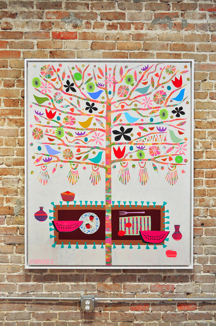 Open Invitation - Framed 62x50 on Canvas