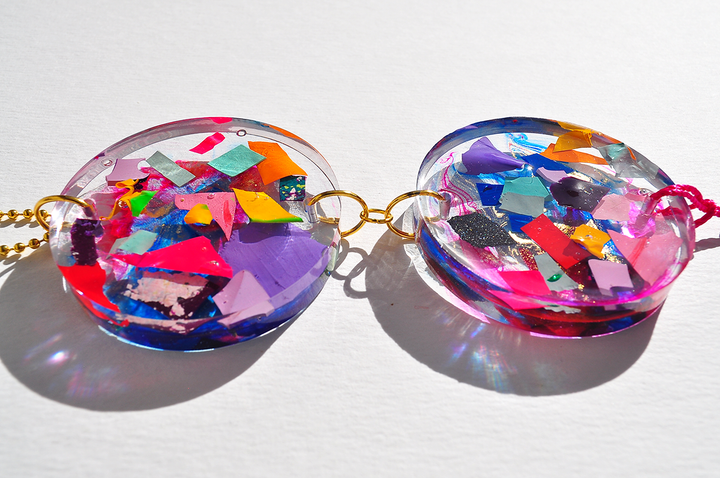 Light Catcher - Magenta Tassel