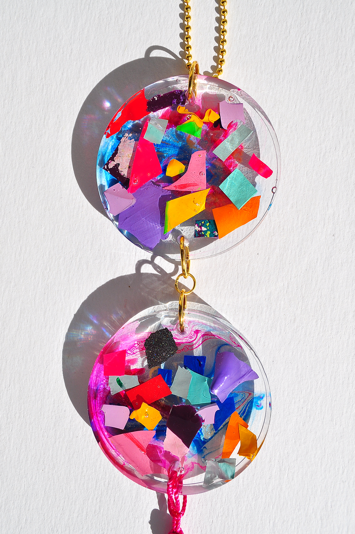 Light Catcher - Magenta Tassel