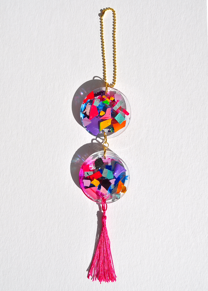 Light Catcher - Magenta Tassel
