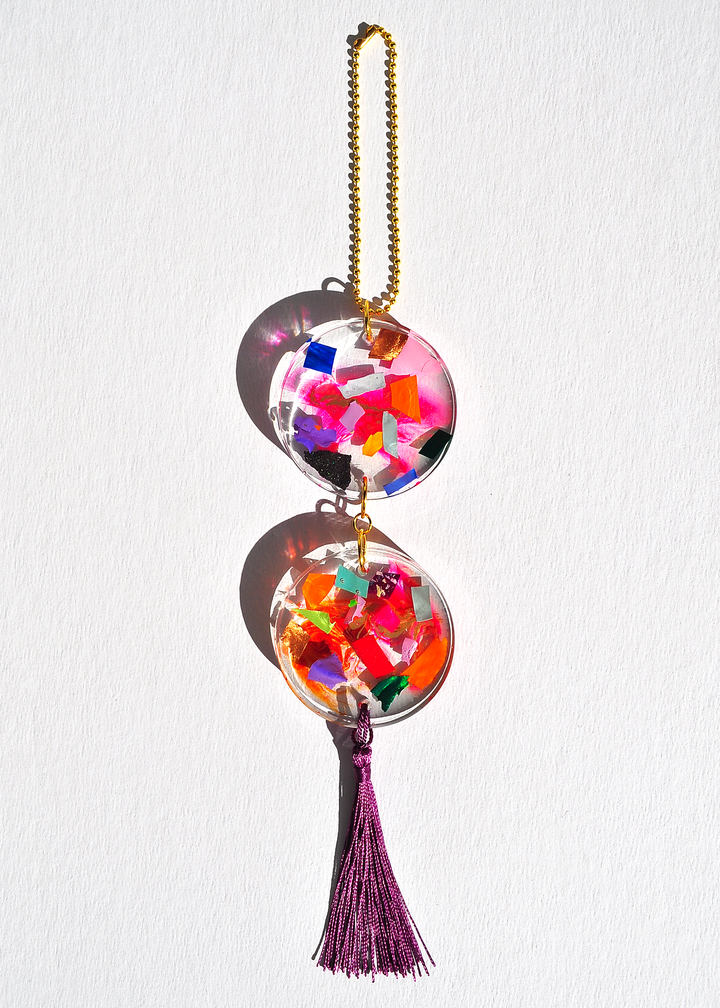 Light Catcher - Plum Tassel