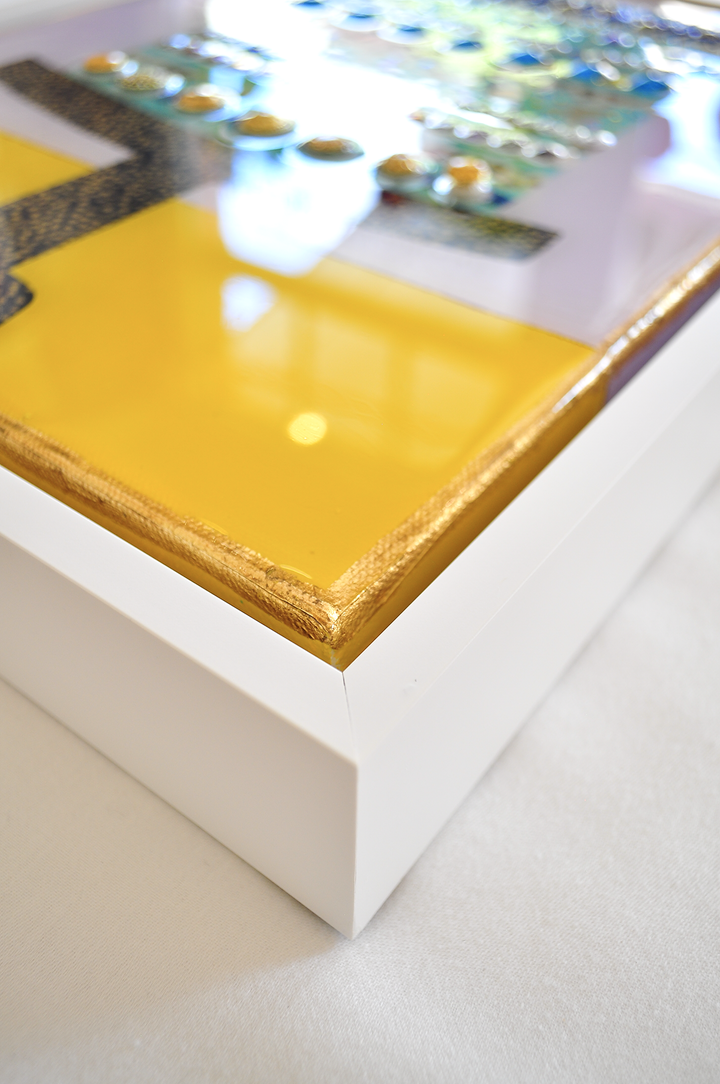 THE STARS SHINE FOR YOU - 12.5 x 15.5 Framed Mixed Media on Canvas