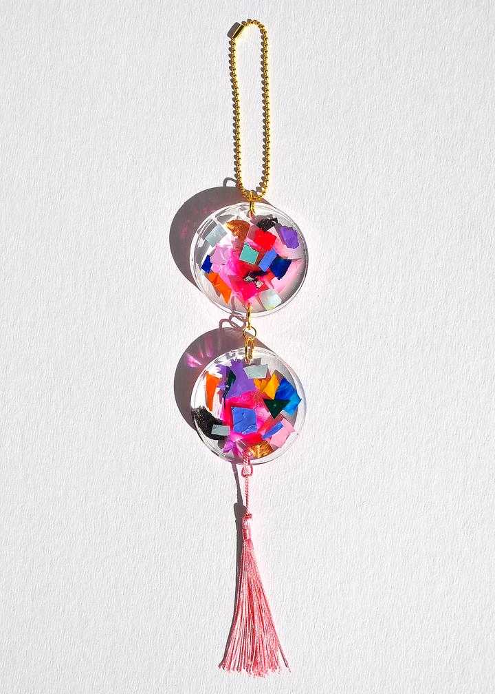 Light Catcher - Light Pink Tassel