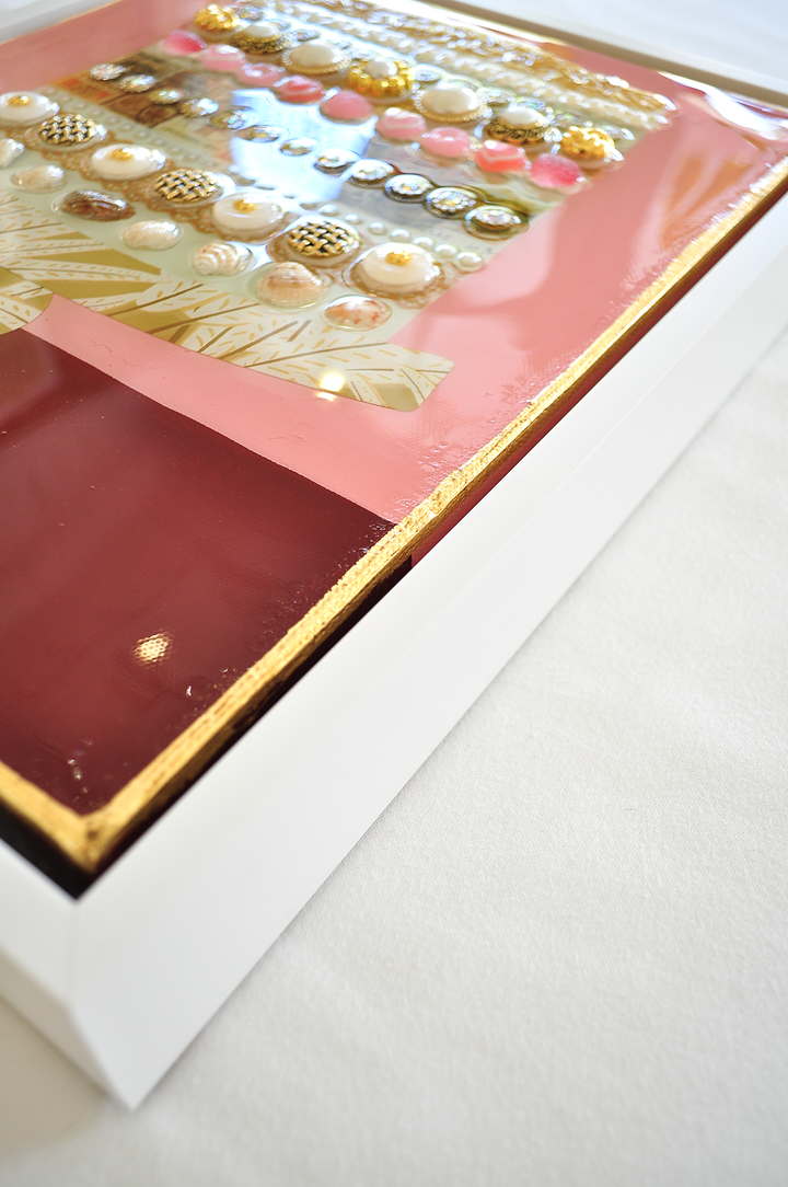 HAPPILY EVER AFTER - 12.5 x 15.5 Framed Mixed Media on Canvas