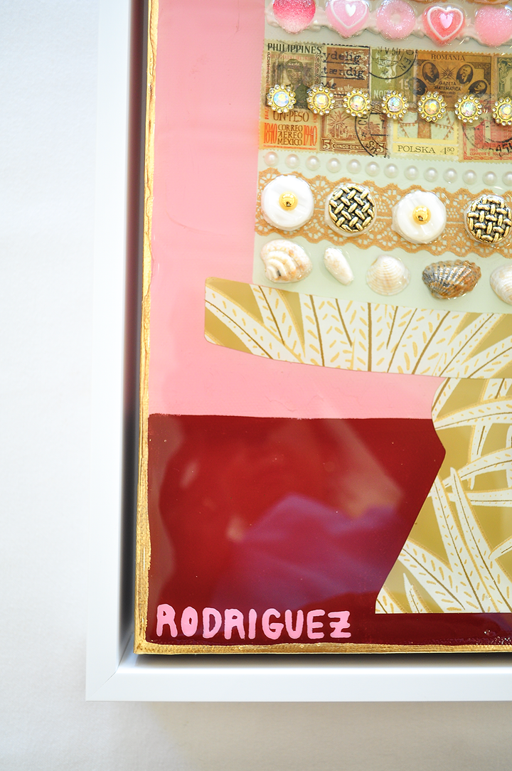 HAPPILY EVER AFTER - 12.5 x 15.5 Framed Mixed Media on Canvas