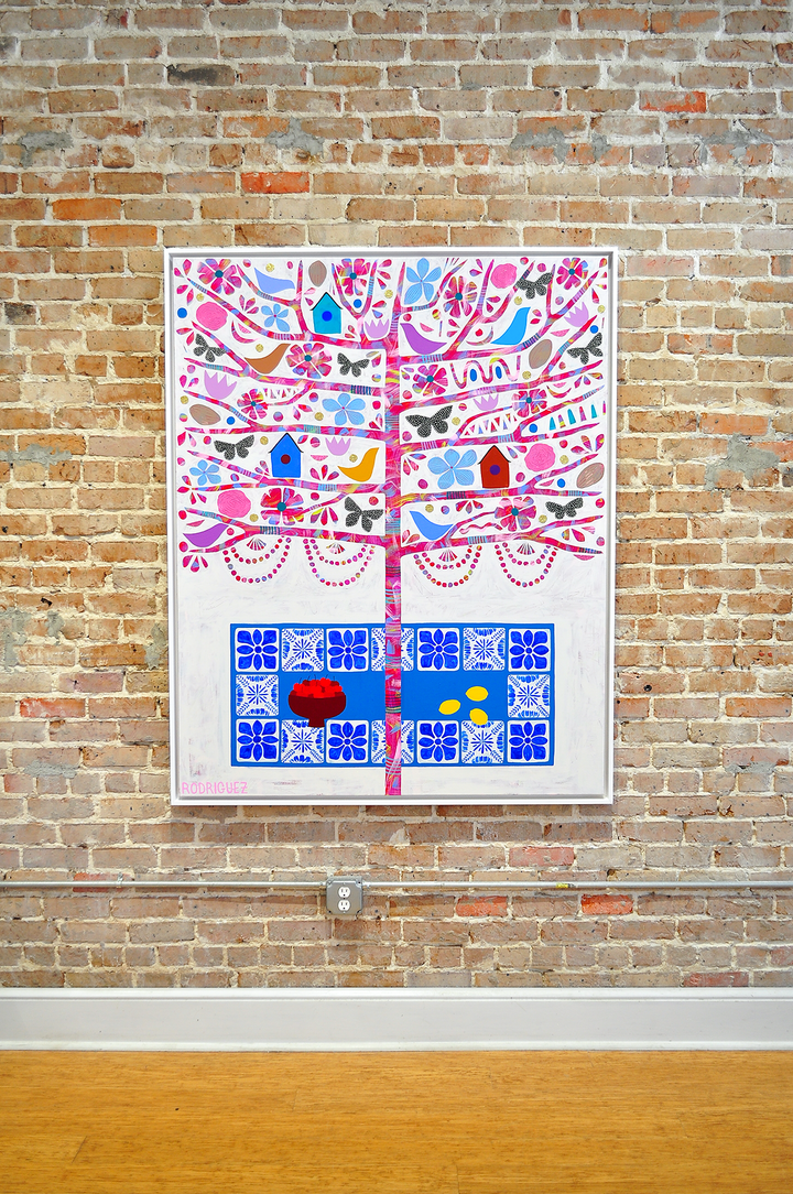 The Nectar Of Life - Framed 62x50 on Canvas