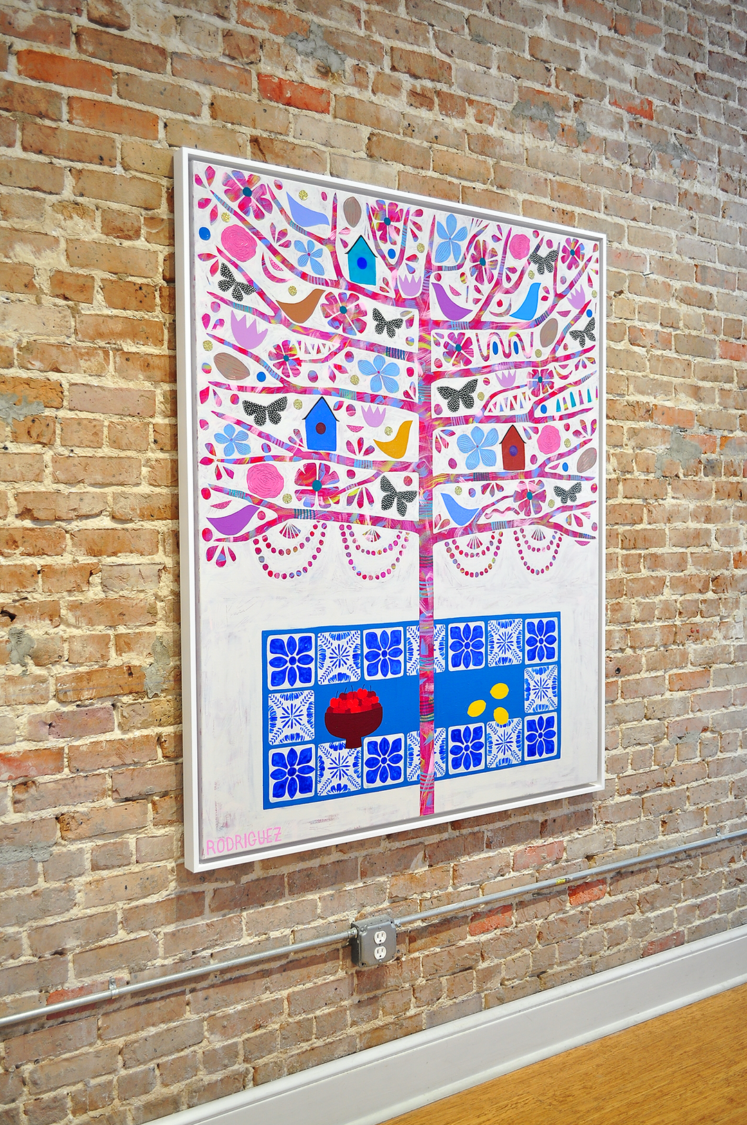 The Nectar Of Life - Framed 62x50 on Canvas