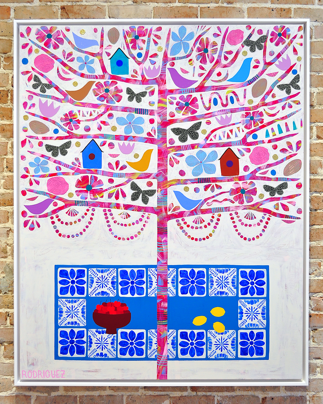 The Nectar Of Life - Framed 62x50 on Canvas