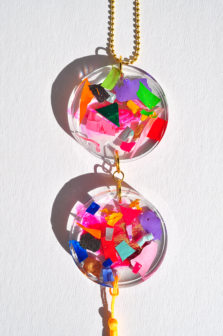 Light Catcher - Marigold Yellow Tassel