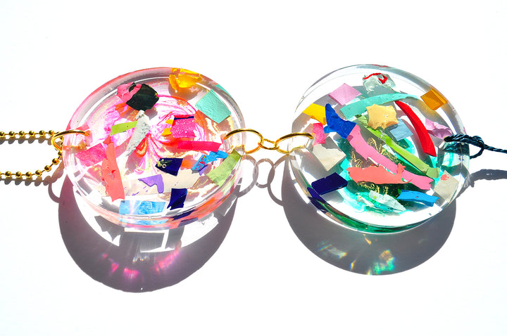 Light Catcher Peacock Turquoise Tassel