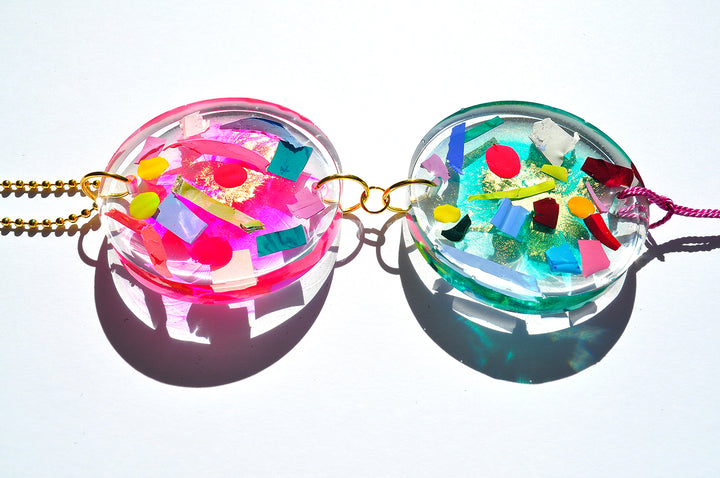 Light Catcher Mauve Pink Tassel