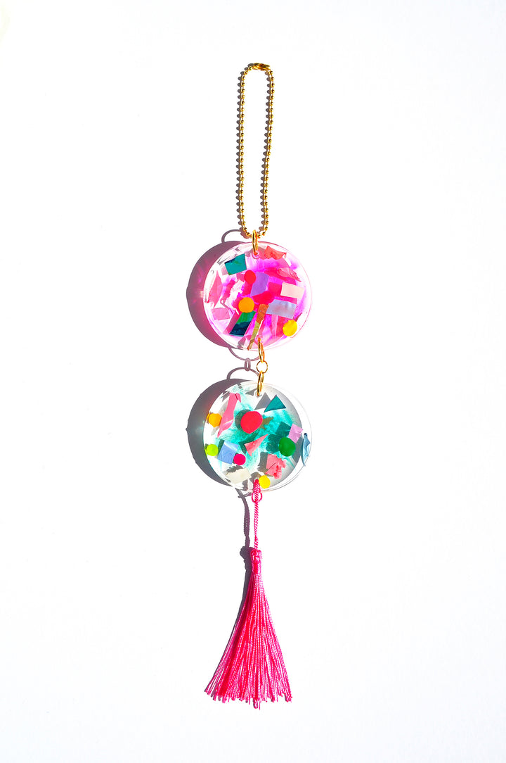 Light Catcher Hot Pink Tassel