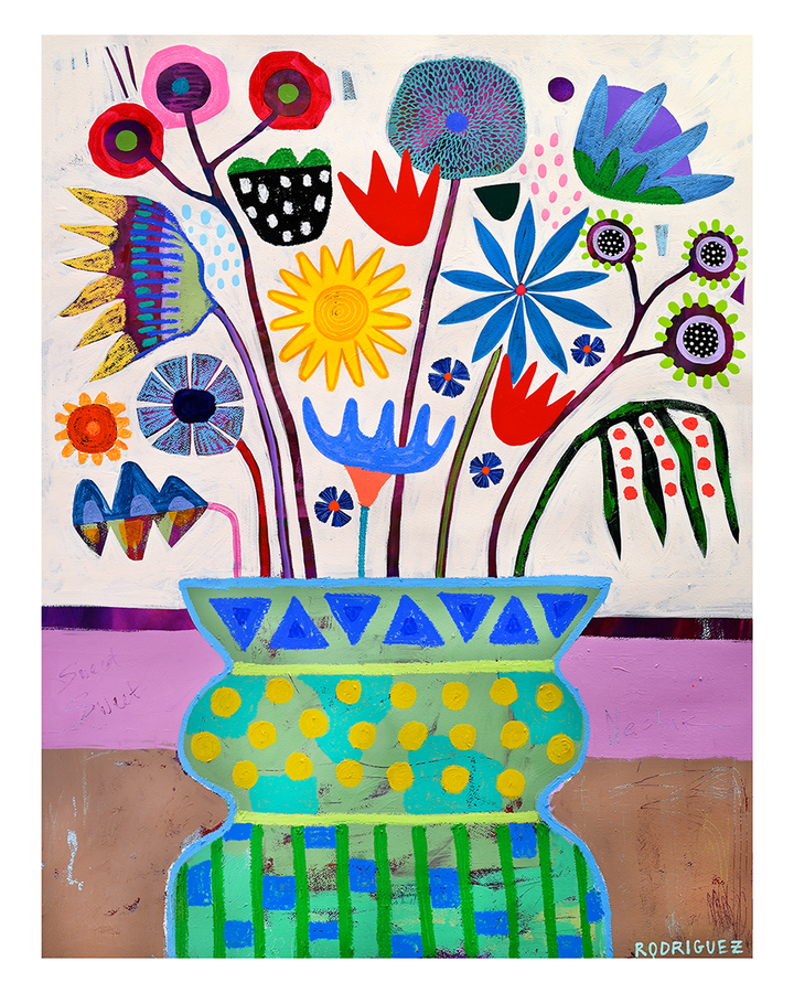 FLOWER VASE STUDY 1 PRINT