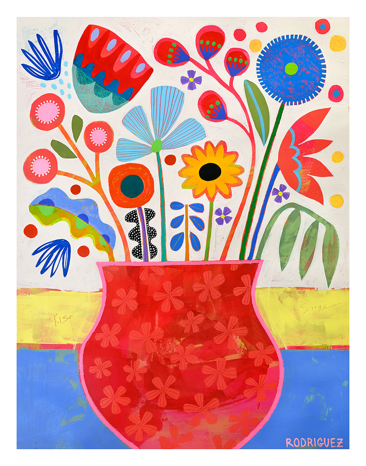 FLOWER VASE STUDY 2 PRINT