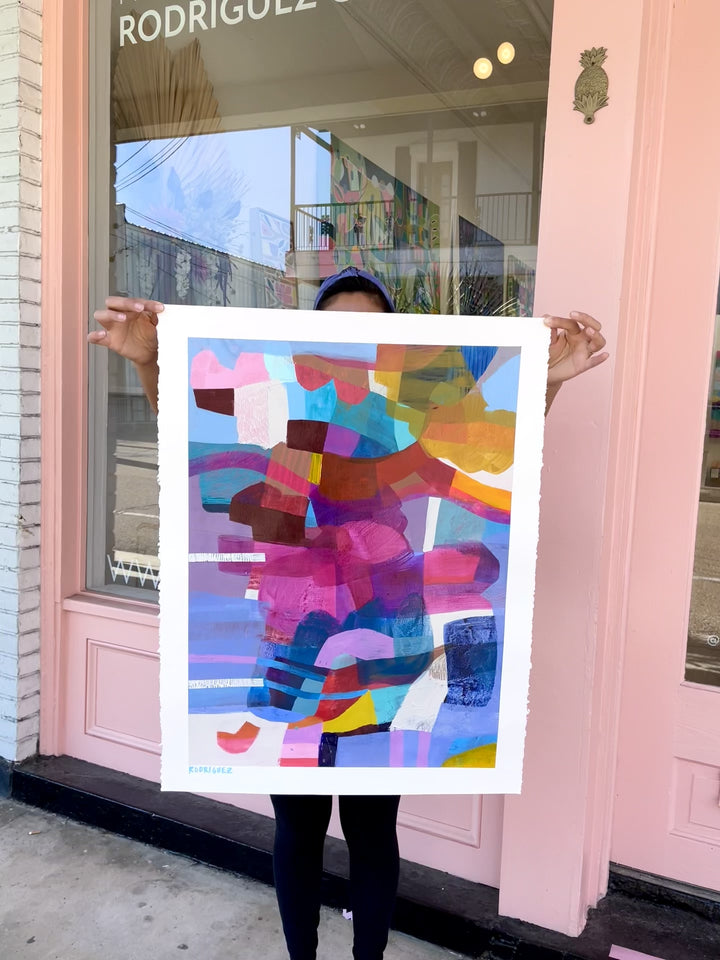 Sunset On The Dunes- 23x30 ON PAPER