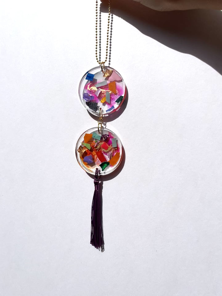 Light Catcher - Plum Tassel