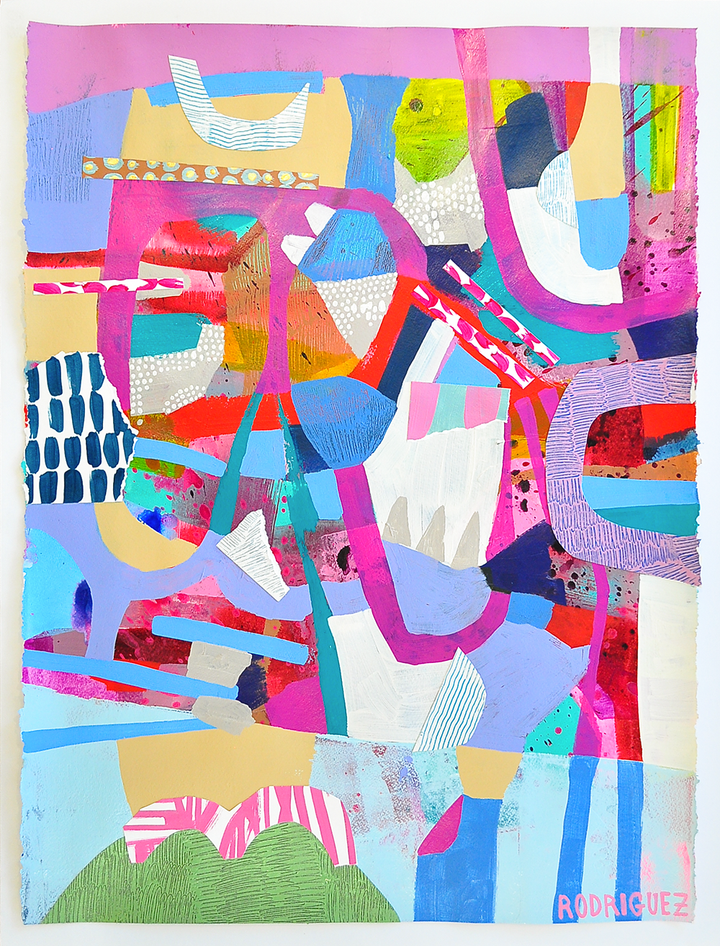 We'll Figure It Out - 22x30 Mixed Media on Paper