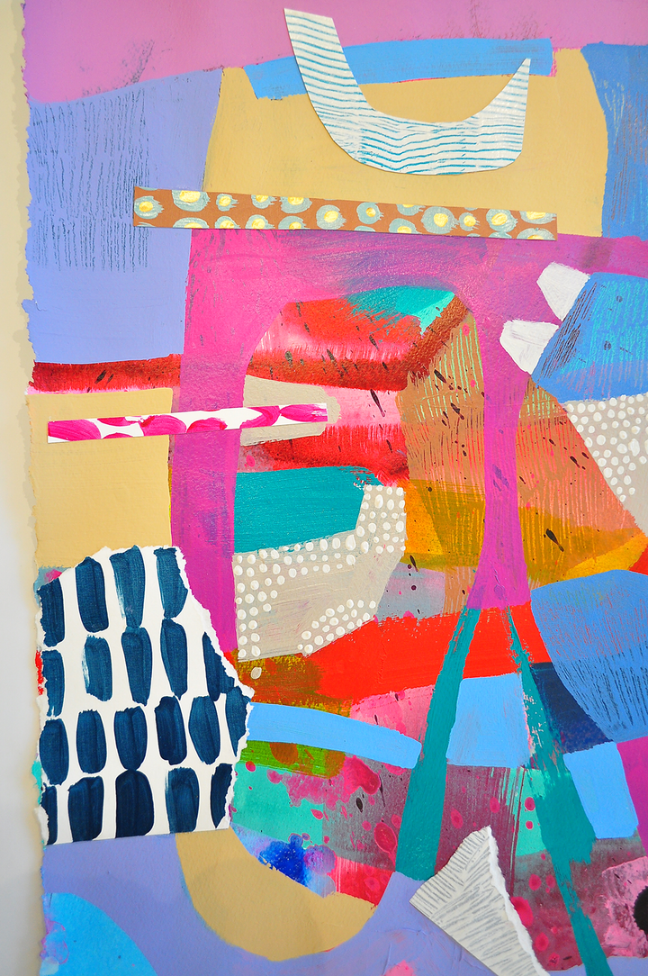 We'll Figure It Out - 22x30 Mixed Media on Paper