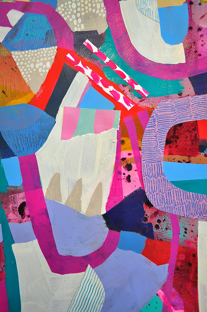 We'll Figure It Out - 22x30 Mixed Media on Paper