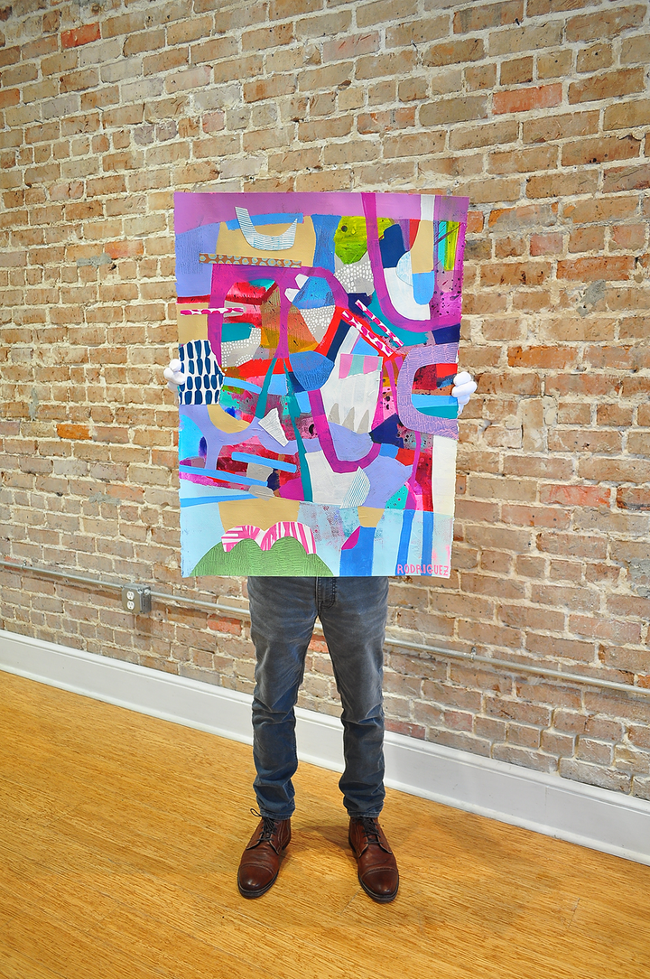 We'll Figure It Out - 22x30 Mixed Media on Paper