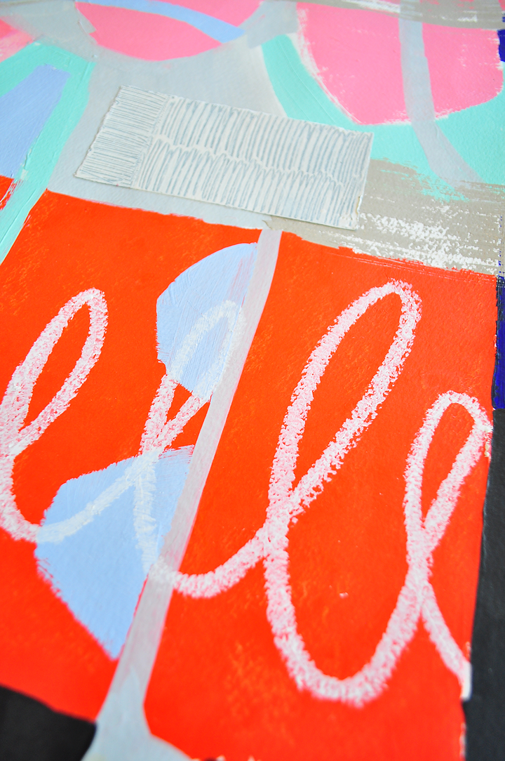 Vibe High - 22x30 Mixed Media on Paper