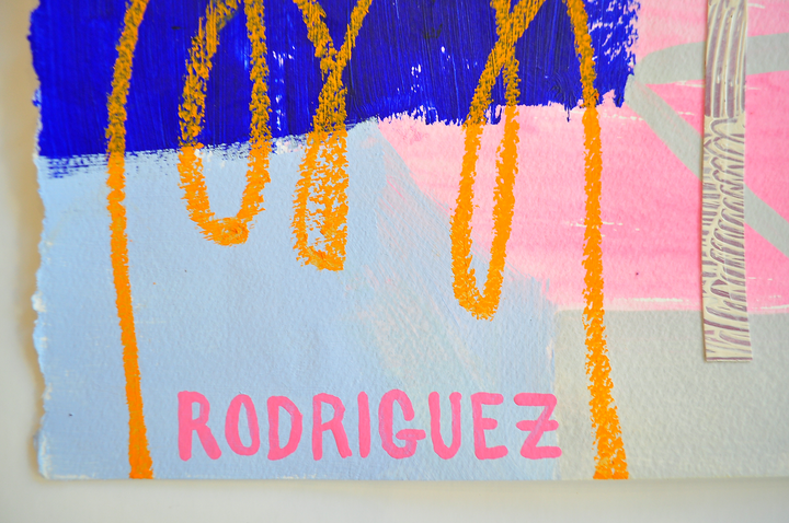 Vibe High - 22x30 Mixed Media on Paper