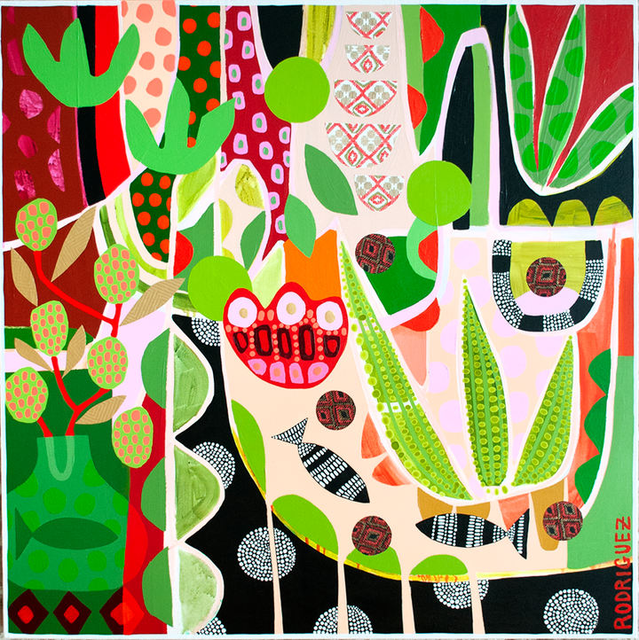 Hidden Place - 36x36 on Canvas