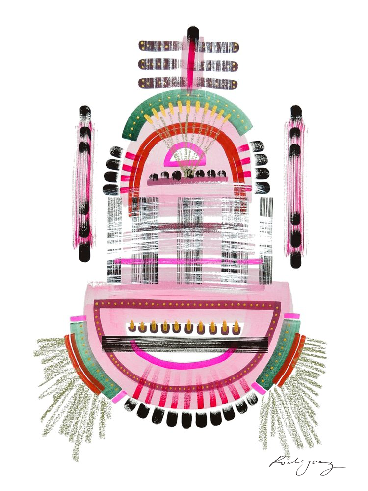 Contemporary art print by Marianne Angeli Rodriguez