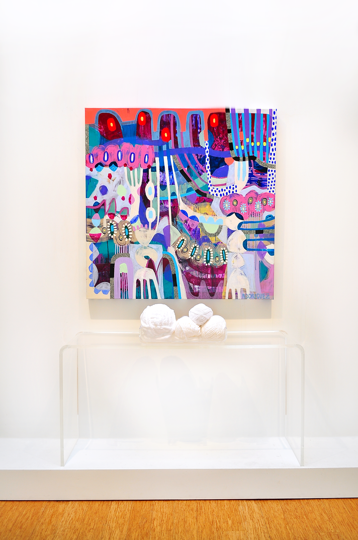 Stream Of Consciousness - 48x48 on Canvas