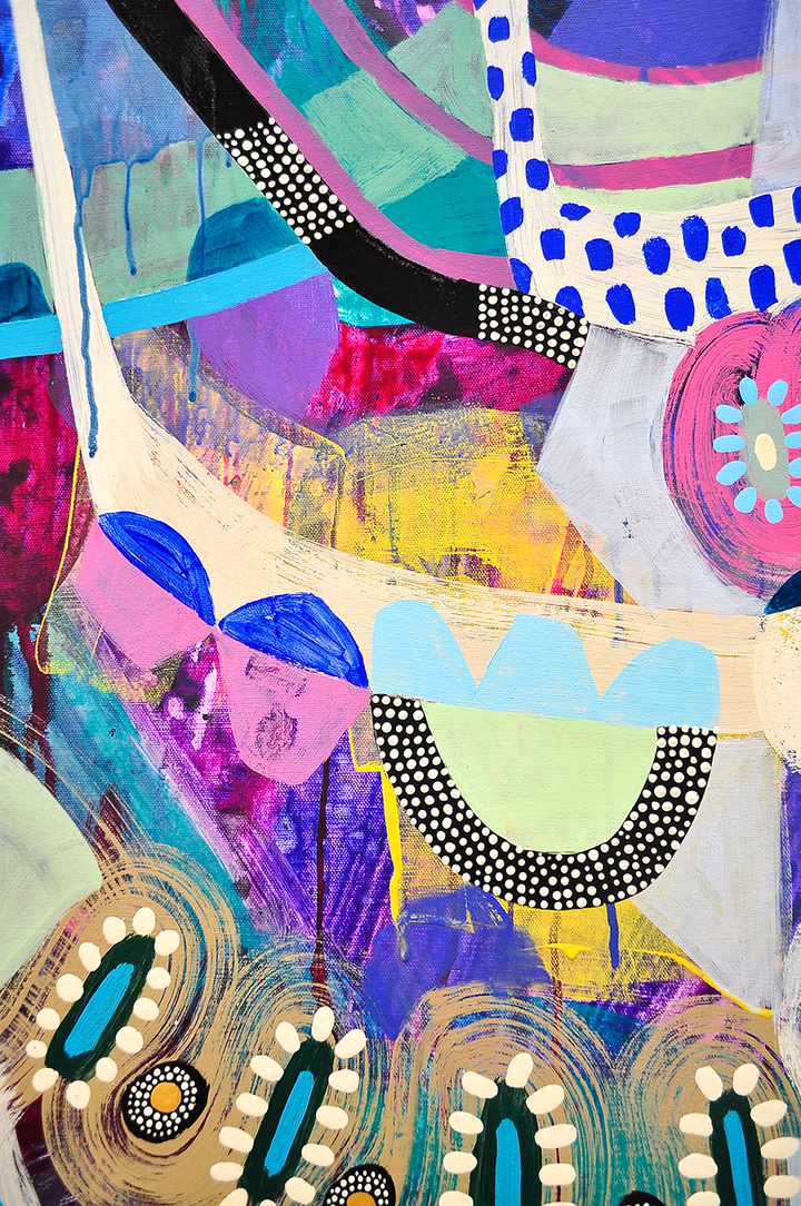 Stream Of Consciousness - 48x48 on Canvas