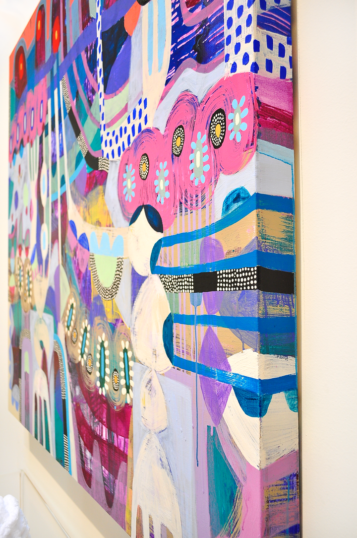 Stream Of Consciousness - 48x48 on Canvas