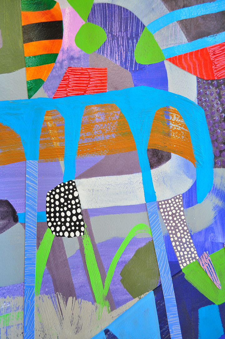 Try Try Try Again - 22x30 Mixed Media on Paper