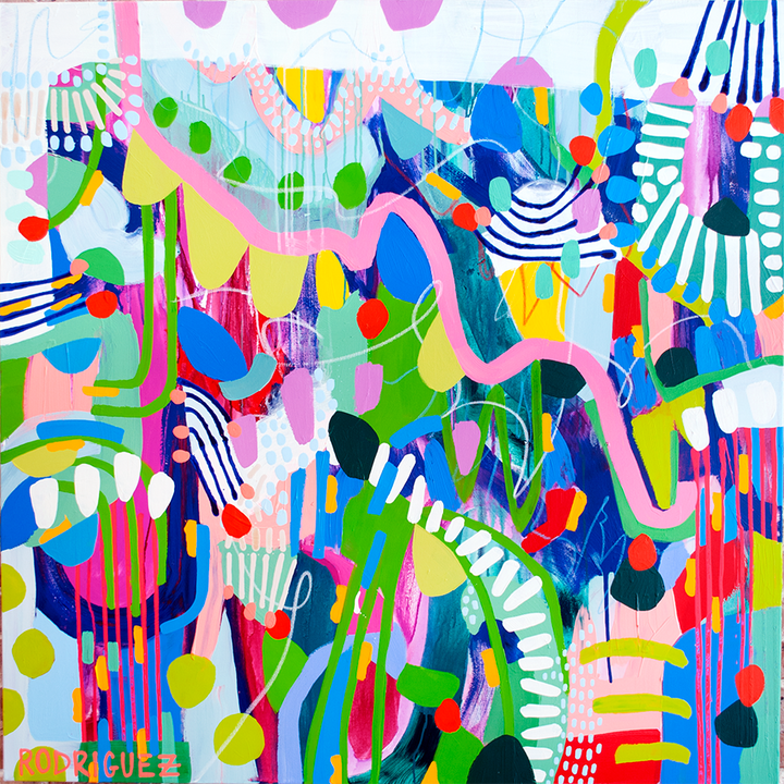 The Road Less Traveled - 48x48 on Canvas