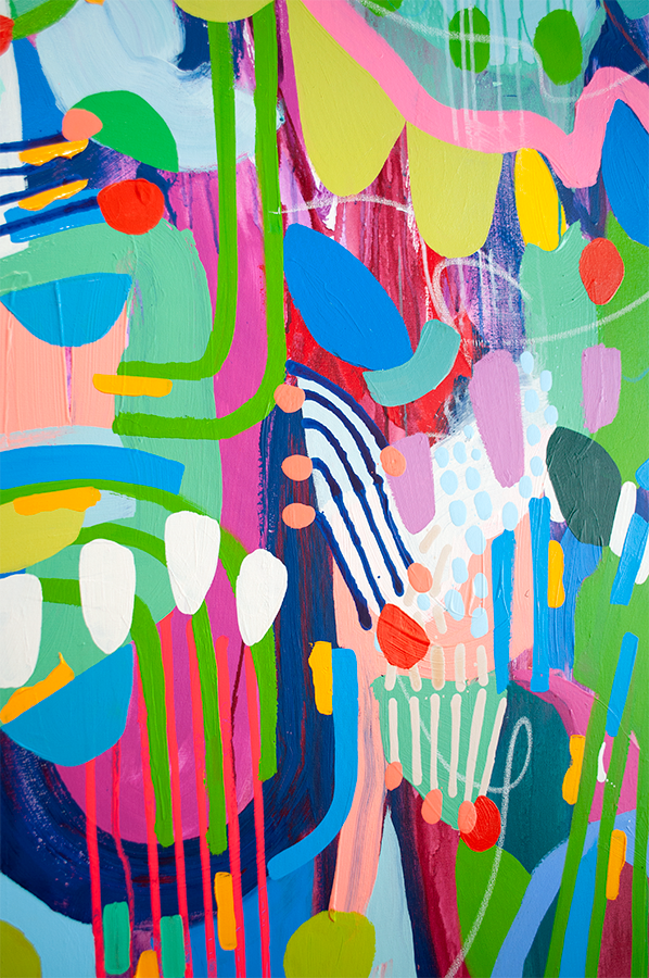 The Road Less Traveled - 48x48 on Canvas