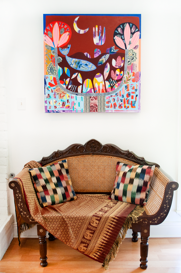 A PLACE FOR SECRETS - 36x36 ON CANVAS