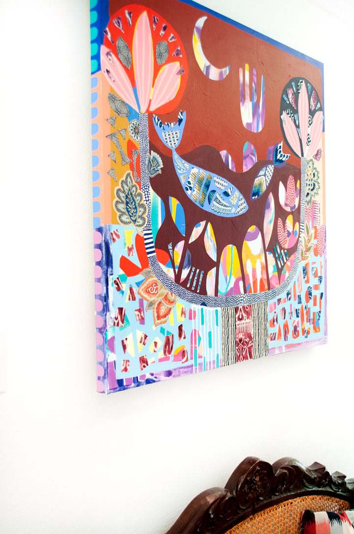 A PLACE FOR SECRETS - 36x36 ON CANVAS