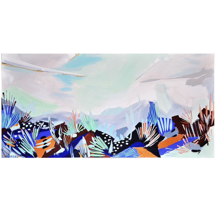 ABSTRACT LANDSCAPE IV 48x24 ON CANVAS