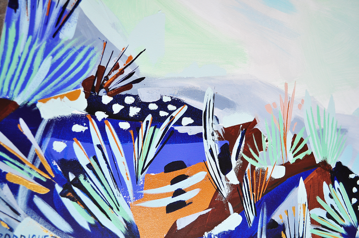 ABSTRACT LANDSCAPE IV 48x24 ON CANVAS