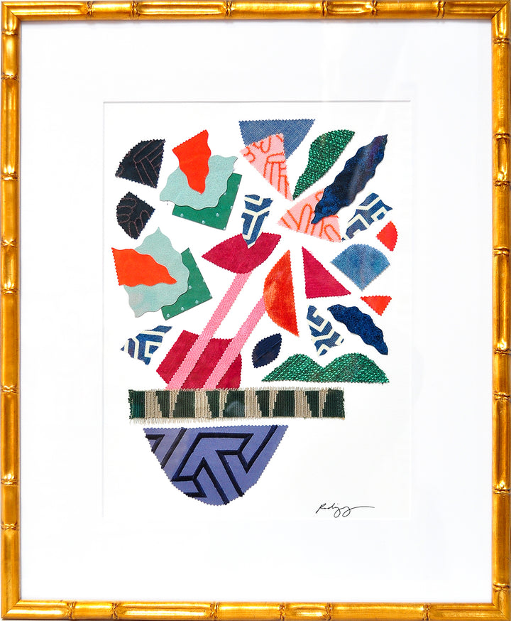 ABUNDANCE - 17.5 x 21.5 - FRAMED COLLAGE