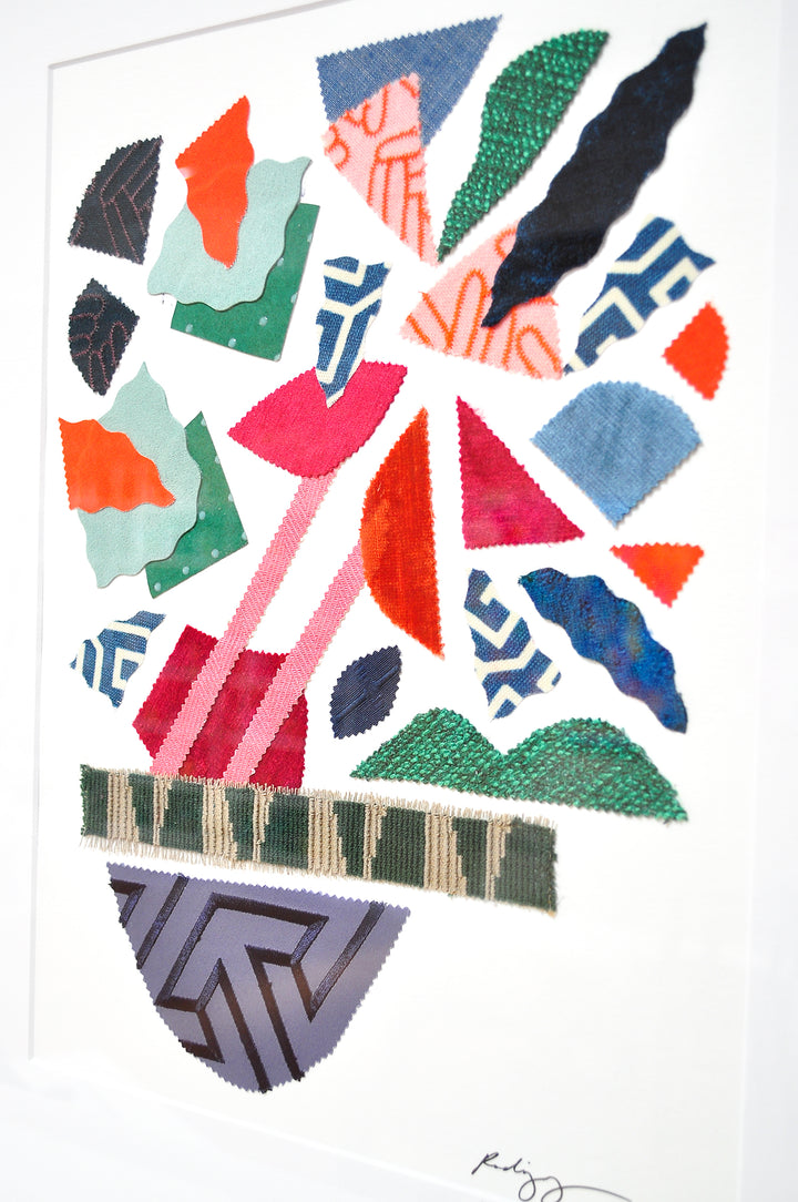 ABUNDANCE - 17.5 x 21.5 - FRAMED COLLAGE