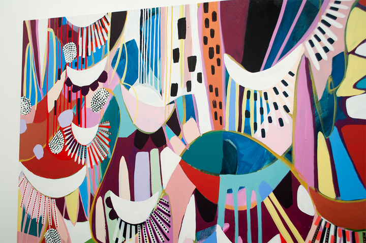 ALMS BOWLS OF ABUNDANCE - 48x48 ON CANVAS