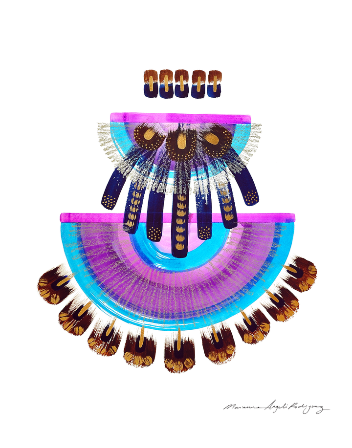 Contemporary art print by Marianne Angeli Rodriguez