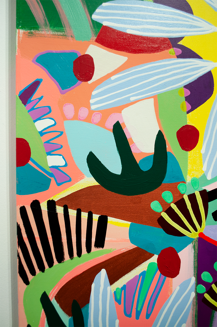 BEAUTIFUL, BROKEN AND ALWAYS TEMPORARY- 60x48 ON CANVAS