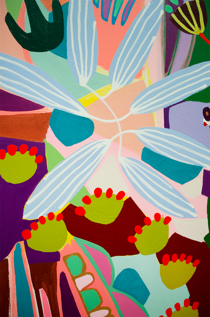 BEAUTIFUL, BROKEN AND ALWAYS TEMPORARY- 60x48 ON CANVAS