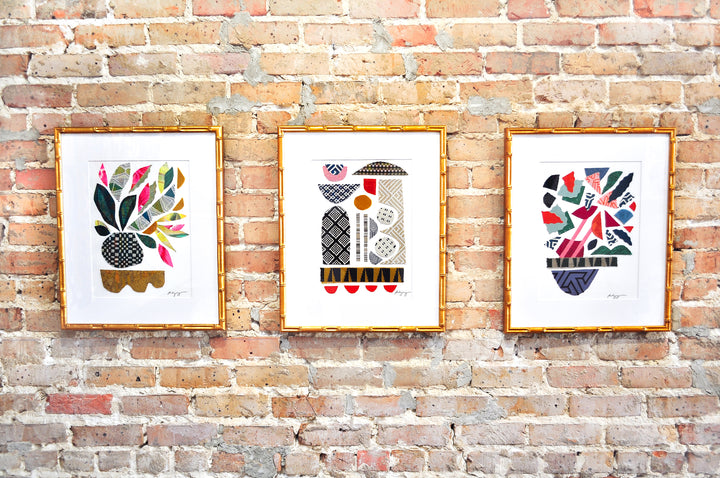 ABUNDANCE - 17.5 x 21.5 - FRAMED COLLAGE